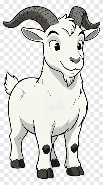 Cartoon Goat PNG