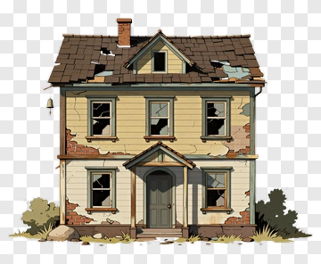 Dilapidated House PNG