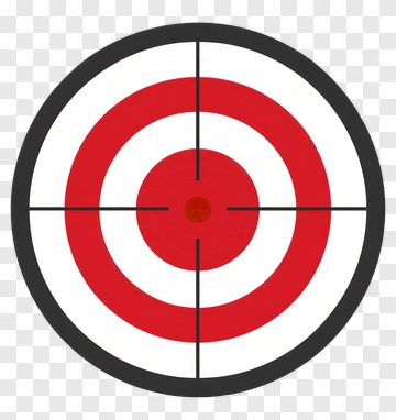 Target With Red And White Circles PNG