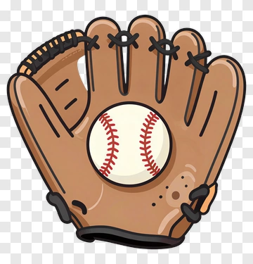 Baseball Glove With A Ball PNG