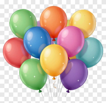 Colorful Balloons PNG