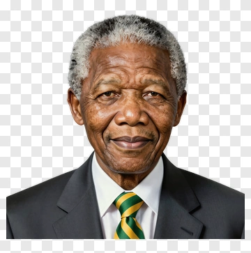 Nelson Mandela Portrait PNG