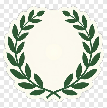 Green Laurel Wreath PNG