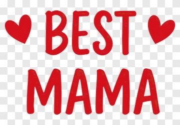 Best Mama PNG