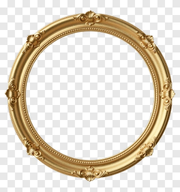 Gold Picture Frame PNG