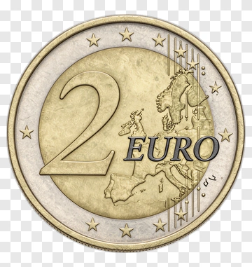 2 Euro Coin PNG