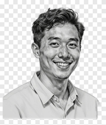 Smiling Man Portrait PNG