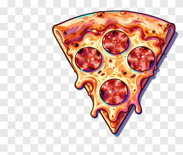 Pepperoni Pizza Slice PNG