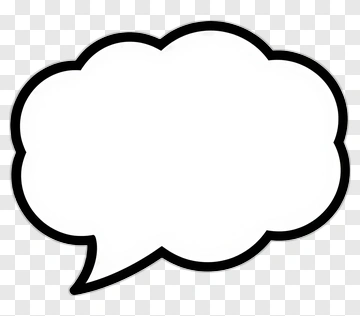 Speech Bubble Outline PNG