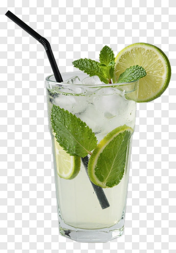 Refreshing Lime Mint Drink PNG