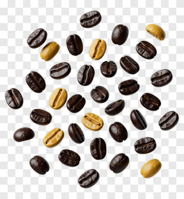 Coffee Beans On A Transparent Background PNG
