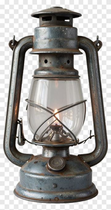 Vintage Oil Lantern PNG