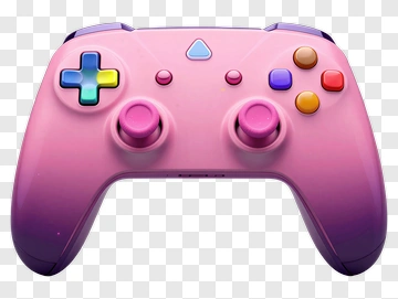 Pink Game Controller PNG