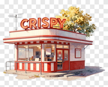 Crispy Fast Food Restaurant PNG