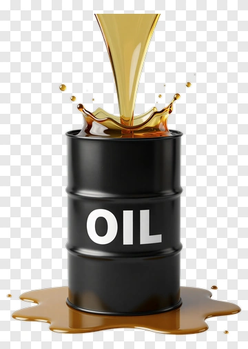 Oil Drum With Overflowing Liquid PNG