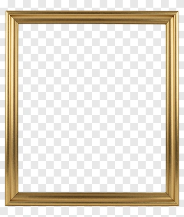 Gold Picture Frame PNG