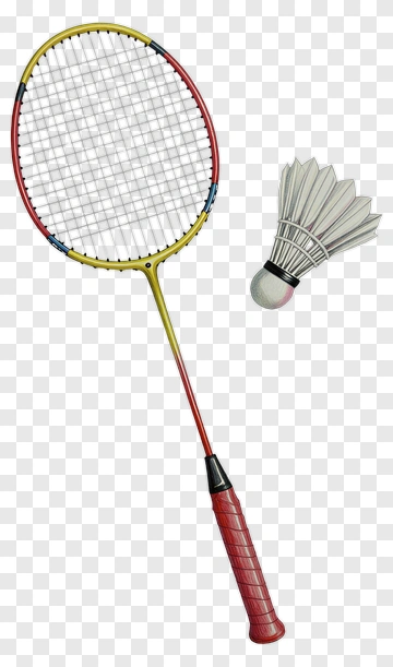 Badminton Racket And Shuttlecock PNG