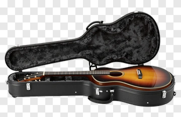 Acoustic Guitar In A Case PNG