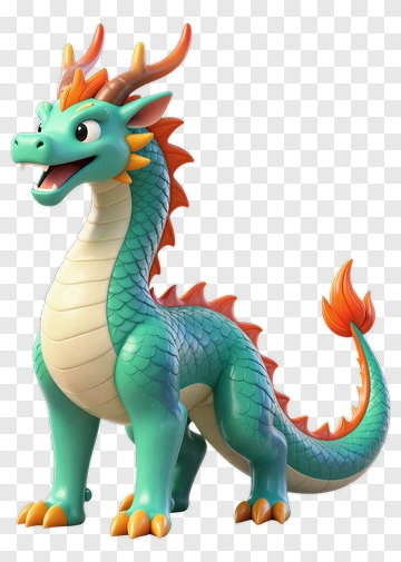 Cartoon Dragon Character PNG