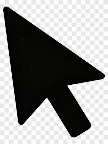 Black Computer Mouse Cursor PNG