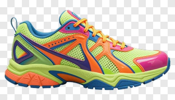 Colorful Athletic Shoe PNG