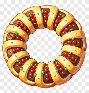 Colorful Candy Wreath PNG