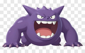 Gengar Cartoon Character PNG
