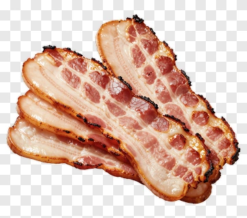 Cooked Bacon Strips PNG