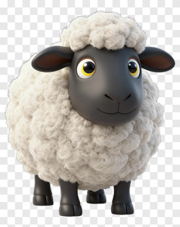Cartoon Sheep PNG