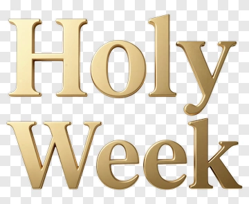 Holy Week PNG