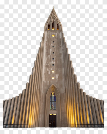 Hallgrímskirkja Church In Reykjavik PNG