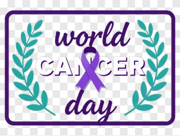 World Cancer Day Awareness Ribbon PNG