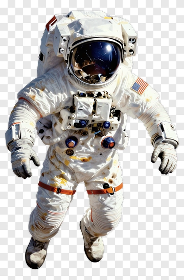 Astronaut Floating In Space PNG