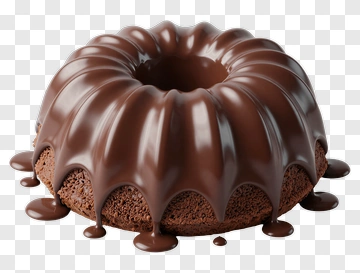 Chocolate Bundt Cake PNG