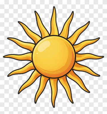 Cartoon Sun PNG