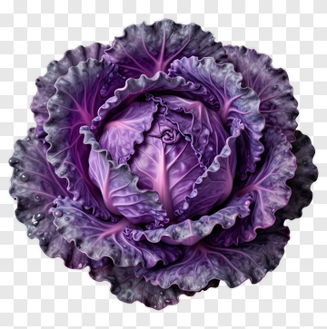 Purple Cabbage PNG