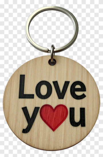 Love You Keychain PNG