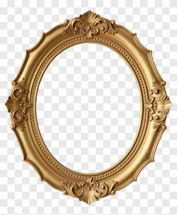 Gold Decorative Frame PNG