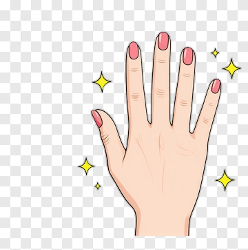 Hand With Sparkles PNG