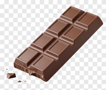 Chocolate Bar With A Bite Taken Out PNG