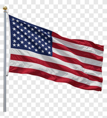 American Flag Waving PNG