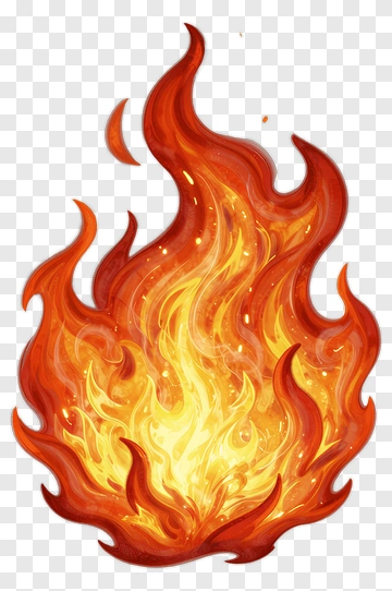 Flame Illustration PNG