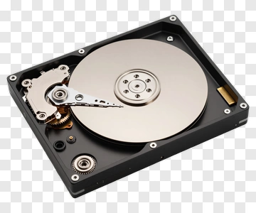 Hard Disk Drive Internal Components PNG