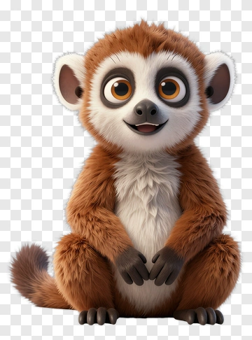 Cartoon Monkey Smiling PNG