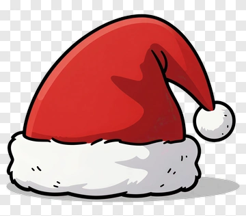Cartoon Santa Hat PNG
