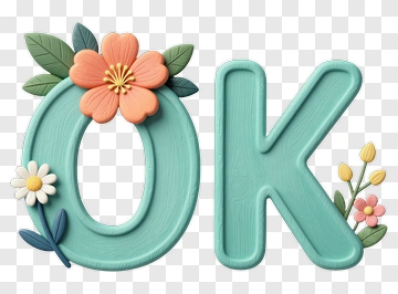 Floral Ok Sign PNG