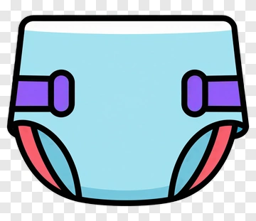 Cartoon Diaper PNG