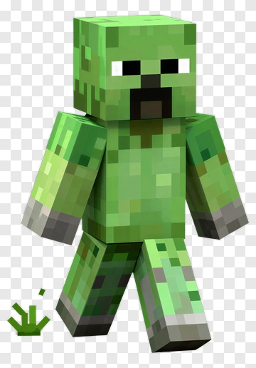 Minecraft Creeper Character PNG