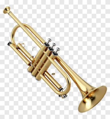 Gold Trumpet PNG