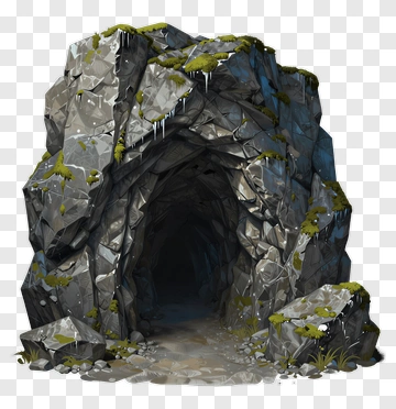 Rocky Cave Entrance PNG